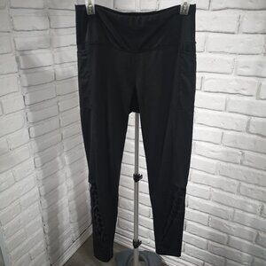 Zone Pro Ladies Black Full Length Size Medium Leggins